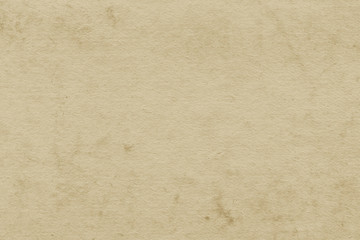 Vintage and old looking paper background. Retro cardboard texture. Grunge paper for drawing. Ancient book page.