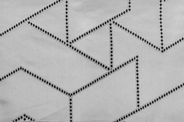 vintage diagonal strokes fabric in black and white