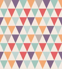 Behang Naadloze driehoek patroon. Vectorachtergrond. Geometrisch abstracte textuur © mgdrachal