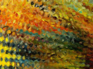 Obraz na płótnie Canvas Colorful oil painting abstract art texture with brush strokes. Vintage Style background with space for text. Good for banner, design work and advertising or commercial. Can be printed in very big size