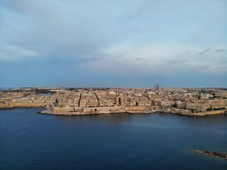 Malta from above. New point of vief for your eyes. Beautiful and Unique place named Malta. For rest, exploring and adventure. Must see for everyone. Europe, island in Mediterian Sea.