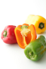 パプリカやカラーピーマンのイメージ集合写真