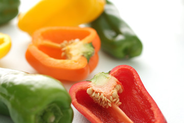 パプリカやカラーピーマンのイメージ集合写真