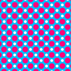 polka dot circles abstract retro background pattern