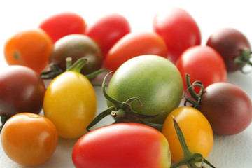 カラーのミニトマト