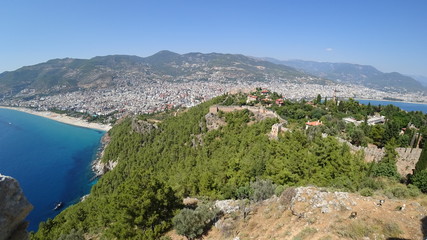 Fototapeta na wymiar Alanya landscape view Turkey