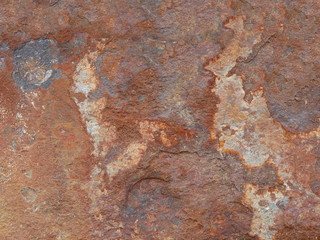 texture of rusty metal