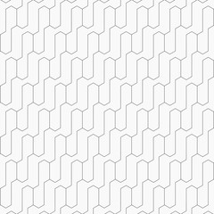 Linear vector pattern, repeating thin line décor for clean background. Pattern is clean for design, fabric, wallpaper, printing. Pattern is on swatches panel.