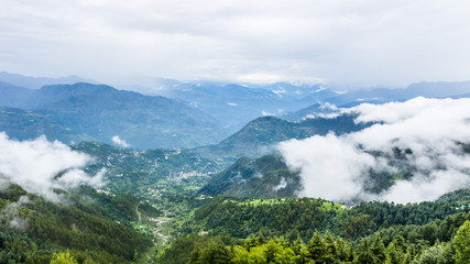 Beautiful view of hill station Dalhousie