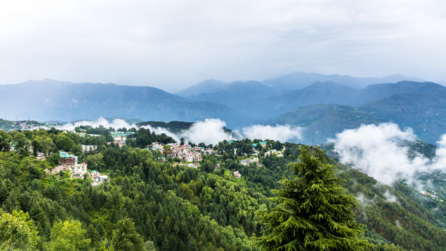 Beautiful view of hill station Dalhousie