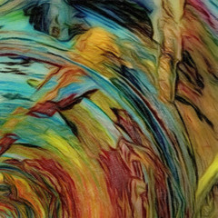 Psychedelic visual art abstract design pattern background, good for decorate banner, flyer, textile and fabric, canvas and paper print, craft hand drawn texture template, surreal form in bright colors