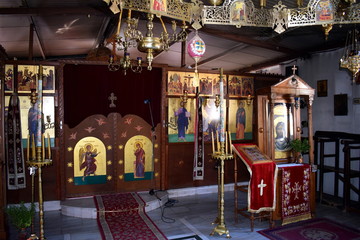 interior from a Greek monastery