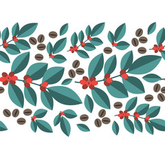 Seamless coffee border