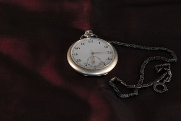 still life: old pocket watch