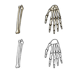 Vector design of medicine and clinic symbol. Collection of medicine and medical stock vector illustration.