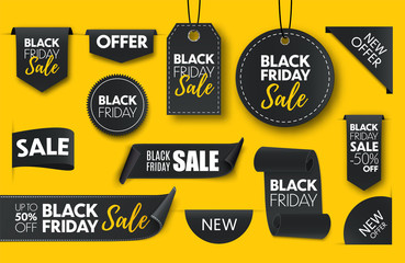 Black friday sale banners - 280193509
