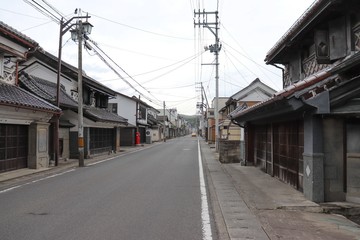 Fototapeta na wymiar 村田町の街並み（宮城県）,murata town,miyagi pref,japan