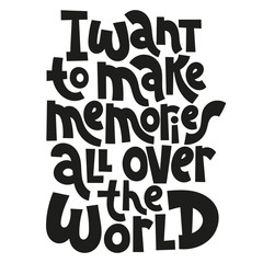 Hand drawn Quotes about Vacation