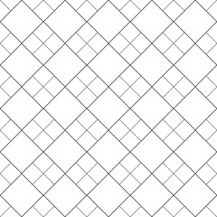 Geometrical monochrome square pattern background design - black and white vector graphic