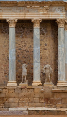 Fototapeta premium Teatro Romano de Mérida, Mérida, Badajoz, Extremadura, España