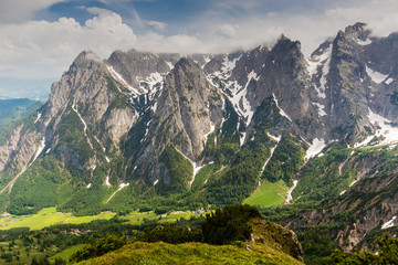 Early summer mountain landscape in Tirol, Austria