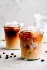 Iced Coffee with Vanilla Cardamom Almond Milk