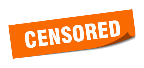 censored sticker. censored square isolated sign. censored