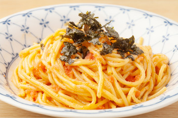 明太子クリームパスタ