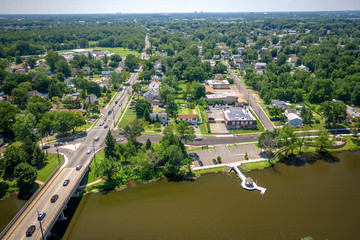 Aerial of Piscataway New Jersey