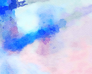 Watercolor texture background, abstract painting paint splashes pattern, design template for flyer, banner, cards and invitation