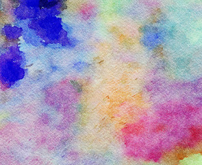 Watercolor texture background, abstract painting paint splashes pattern, design template for flyer, banner, cards and invitation