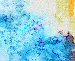 Watercolor texture background, abstract painting paint splashes pattern, design template for flyer, banner, cards and invitation