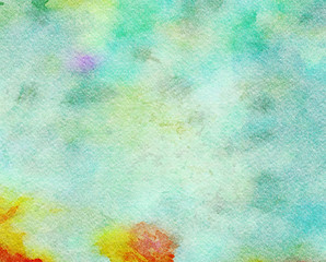 Watercolor texture background, abstract painting paint splashes pattern, design template for flyer, banner, cards and invitation