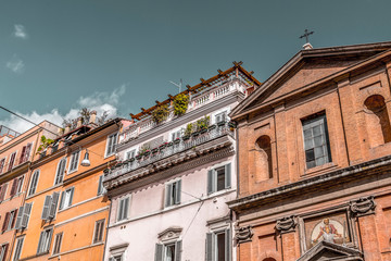 Cityscape and generic architecture from Rome, the Italian capital