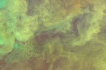 Cute dense magic clouds of smoke colorful background or texture - 3D illustration of smoke