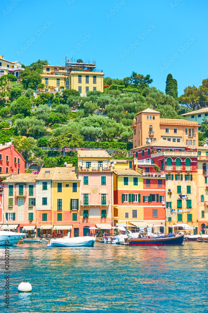 Poster Waterfront in Portofino