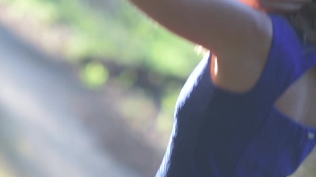 Beautiful woman mini summer dress and heels other 4k HDR videos