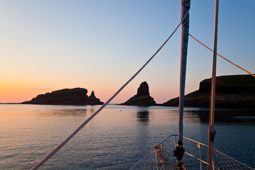 L'Illa Grossa, Reserva Natural Islas Columbretes, Mar Mediterráneo, Castellón, Comunidad...