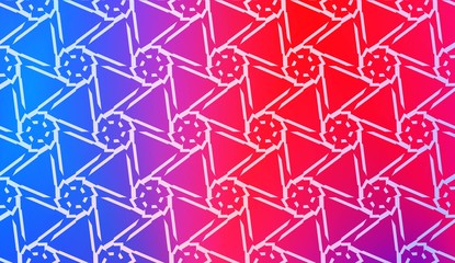 Vector Geometric Pattern with gradient backgroun. Triangles Curved Line. For Wallpaper, Presentation Background, Interior Design, Fashion Print