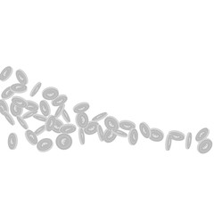 European Union Euro coins falling. Scattered black