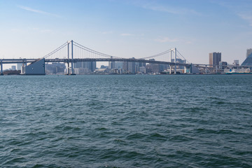 豊洲ぐるり公園からの風景　東京都江東区豊洲