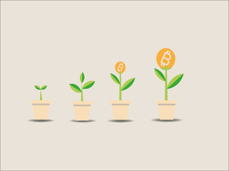 The rapid growth of the digital currency is Cryptocurrency Bitcoin