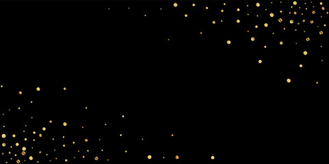 Sparse gold confetti luxury sparkling confetti. Sc