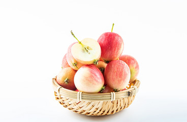 Fresh fruit white sea quince fruit on white background