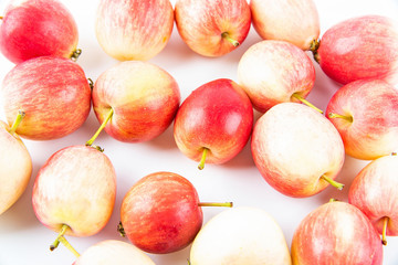 Fresh fruit white sea quince fruit on white background