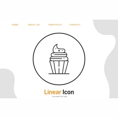 ice cream icon for your project