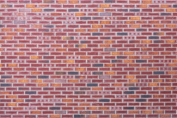 Obraz premium Modern Red Brick Colored Wall Texture Background Mock Up