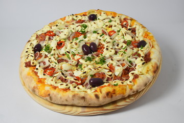 pizza de calabresa apimentada
