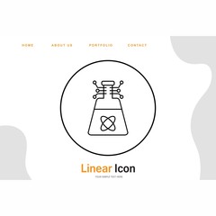  Artificial beaker icon for your project