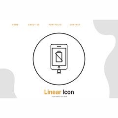 Battery low icon for your project